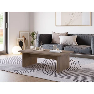 Bobochic table basse 120 cm loana effet bois marron foncé LOANA pas cher