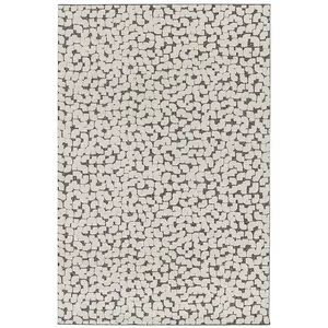Bobochic tapis poils ras calyra motif abstrait beige 160x230 CALYRA pas cher