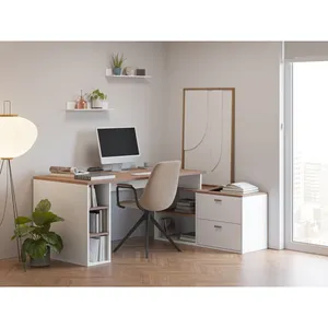 Bobochic bureau d'angle droit prague PRAGUE pas cher