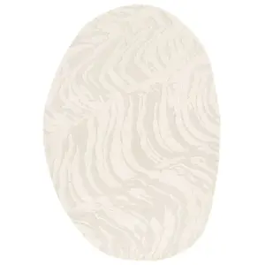 Tapis poils courts ORIAN motif abstrait beige 200x290  BOBOCHIC