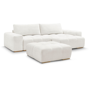 BOBOCHIC Canapé d'angle réversible convertible coffre ANAKIN tissu texturé avec... pas cher