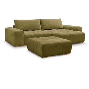 BOBOCHIC Canapé d'angle réversible convertible coffre ANAKIN tissu texturé avec... pas cher