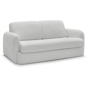 Comparateur de prix : Canapé droit convertible ouverture express JAURES gris clair 160x195 ...