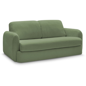 Comparateur de prix : Canapé droit convertible ouverture express JAURES vert 160x195 BOBOCH...