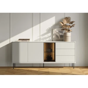 Comparateur de prix : Buffet 3 portes 3 tiroirs 194 cm ESPERA avec LEDS BOBOCHIC