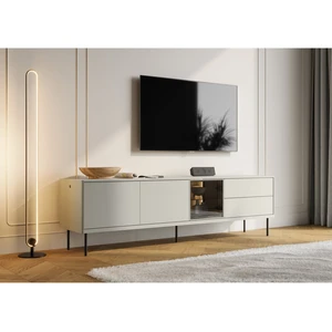 Comparateur de prix : Meuble TV 3 portes 2 tiroirs 194 cm ESPERA avec LEDS BOBOCHIC