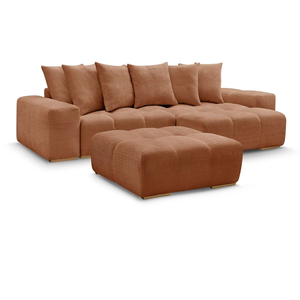 BOBOCHIC Canapé d'angle réversible convertible coffre ANAKIN tissu texturé avec... pas cher
