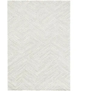 Tapis poils courts TRINA motif graphique    BOBOCHIC pas cher