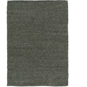 Tapis OSCAR bouclette chiné vert 200x290 BOBOCHIC pas cher