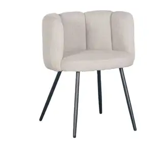 Lot de 2 chaises CELIA beige tissu texturé Beige BOBOCHIC TU