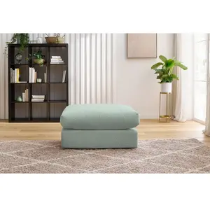 Accueil Séjour Pouf Bobochic Pouf ultra moelleux paris tissu bouclette Vert pas cher