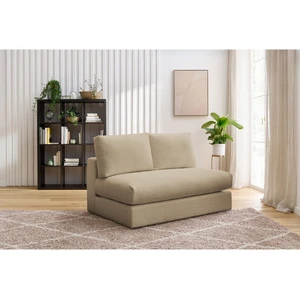 Chauffeuse 2 places pour canapé modulable PARIS tissu bouclette Marron BOBOCHIC TU pas cher