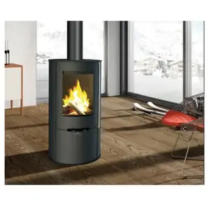 AZURA HOME DESIGN Poêle à bois rondo 9 kW pas cher