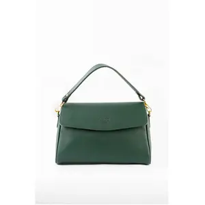 Abaco Studio - Sac à bandouliere en cuir Jazz vert - 27 x 18 x 9cm OS pas cher