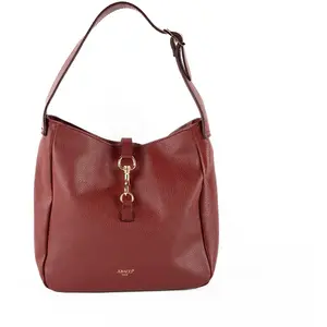 Abaco Paris - Sac porté épaule en Cuir lexid bordeaux - 28x28x11 cm OS pas cher