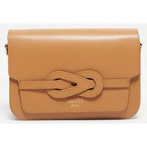 Abaco Studio - Sac bandoulière en Cuir Ambre camel  - 26x17x8 cm OS pas cher