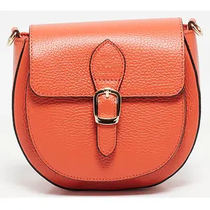 1987 by Abaco - Sac bandoulière en Cuir Polly orange foncé - 21x19x6 c... pas cher