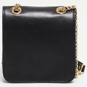Abaco Paris - Sac bandoulière en Cuir Box noir - 16x16x6 cm OS pas cher