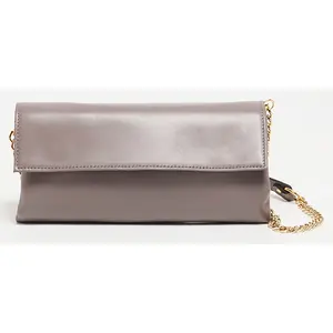 Abaco Paris - Sac bandoulière en Cuir de Vachette Gala taupe  - 26.5x1... pas cher