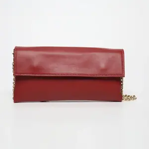 Abaco Paris - Sac bandoulière en Cuir de Vachette Gala rouge - 26.5x14... pas cher