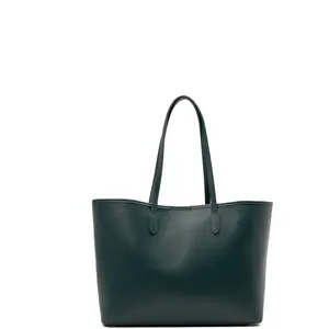 Abaco Paris - Sac cabas en cuir Sola bleu canard - 48x29x14cm OS pas cher