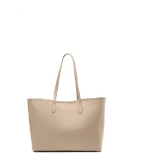 Abaco Paris - Sac cabas en cuir Sola taupe - 48x29x14cm OS pas cher