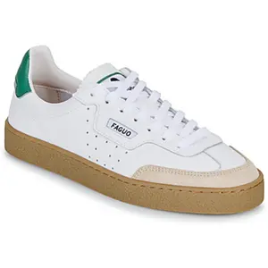 Baskets basses cuir LUMBO Faguo pas cher