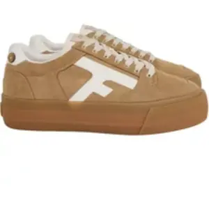 WALNUT PLATFORM BASKETS SUEDE W par Faguo Beige 39 Femme pas cher