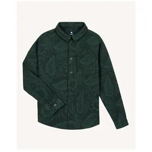 Chemise Faguo Gastine Vert S F25SH0118-GRE23 pas cher