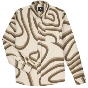 Faguo - Signy - Chemise homme Mushroom / Tawny - L pas cher