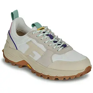 Faguo - Monstera Running Woven Suede - Chaussures lifestyle femme White / Light Green - 38