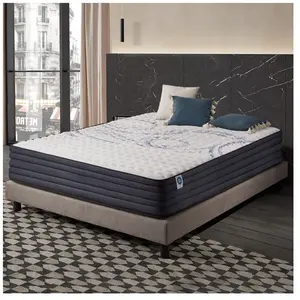 NATURALEX Matelas 140x190 cm - Mousse HR, Blue Latex, Très épais 32 cm pas cher