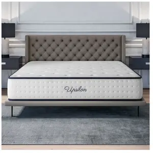 Cosmos Matelas UPSILON 140x200 cm-Hybride-30 CM-Ressorts Ensachés-Mémoire de Forme-Mousse HR 35 kg-Latex-Confort mi-ferme-Réversible pas cher