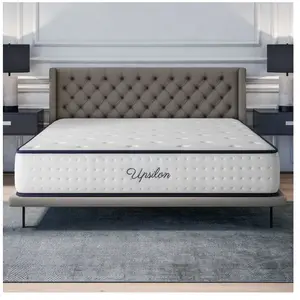 Cosmos Matelas UPSILON 140x190 cm-Hybride-30 CM-Ressorts Ensachés-Mémoire de Forme-Mousse HR 35 kg-Latex-Confort mi-ferme-Réversible pas cher