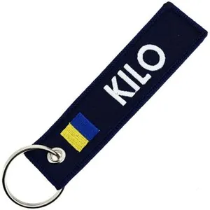 CLJ - Porte-clés - Kilo - Bleu Marine - Nautique - Maritime pas cher