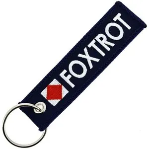 Comparateur de prix : CLJ - Porte-clés - Foxtrot - Bleu Marine - Nautique - Maritime