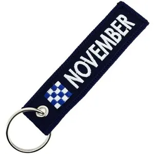 Comparateur de prix : CLJ - Porte-clés - November - Bleu Marine - Messages - Maritime