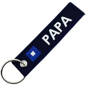 Comparateur de prix : CLJ - Porte-clés - Papa - Bleu Marine - Messages - Maritime