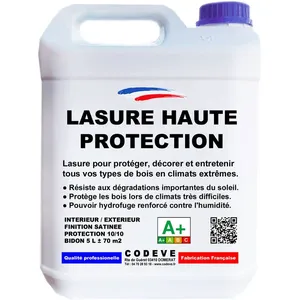 Lasure Haute Protection - Pot 4x5 L   - Codeve Bois - IncoloreVendu paramazon