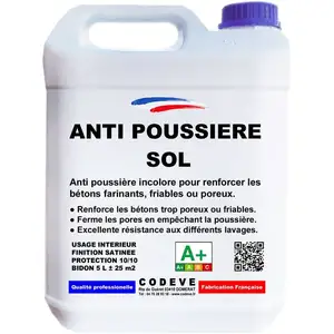 Anti Poussière Sol - CODÈVE BOIS - Pot 5 L - Incolore - Satiné - Multi-couches pas cher