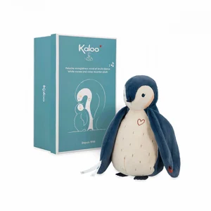 Comparateur de prix : Kaloo Peluche enregistreur vocal et bruits blancs Manchot bleu (25 cm)