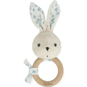 Hochet K'doux Lapin colombe BLEU Kaloo pas cher