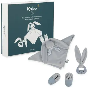 Comparateur de prix : Kaloo Mon premier coffret de naissance bleu (3 pièces)