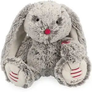 Comparateur de prix : KALOO doudou musical Leo lapin gris