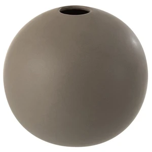 J-line Vase boule en  gris 18x18x17 cm
