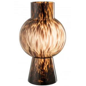 J-line Vase boule verre marron H46,5cm