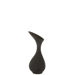 J-line Vase rugueux alu noir H45cm