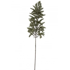 J-line Branche pin paillettes plastique vert H116cm pas cher