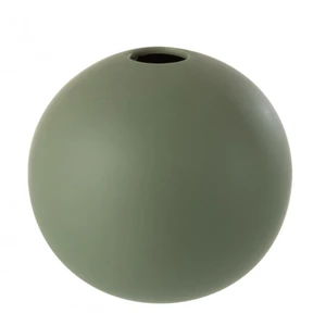 J-line Vase boule céramique verte H17cm