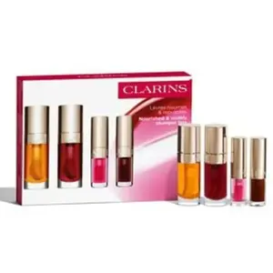 Clarins Coffret Lip Comfort Oil - Huiles Lèvres Nutrition Confort pas cher